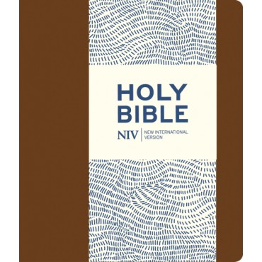 NIV Journalling Bible With Clasp I/L Brown - Hodder & Stoughton